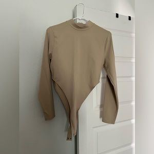 A&F mock neck bodysuit